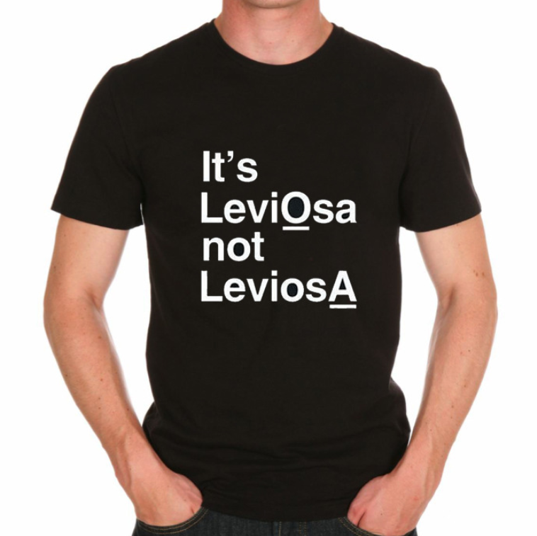 Compatible with Apple, It's leviosas not leviosa personality T-shirts for men and women European and American street short sleeves AliExpress