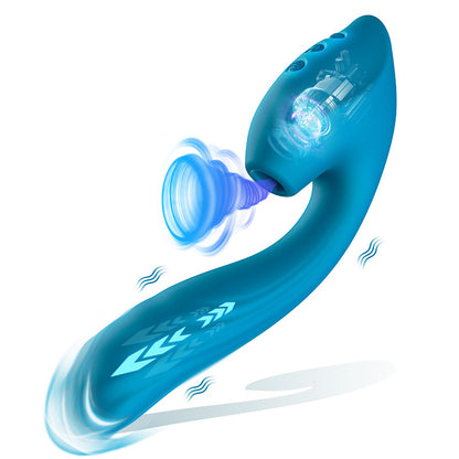 waterproof Vibrator with suction