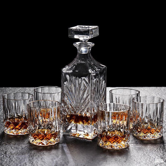 Crystal Glass Whiskey Glass Set
