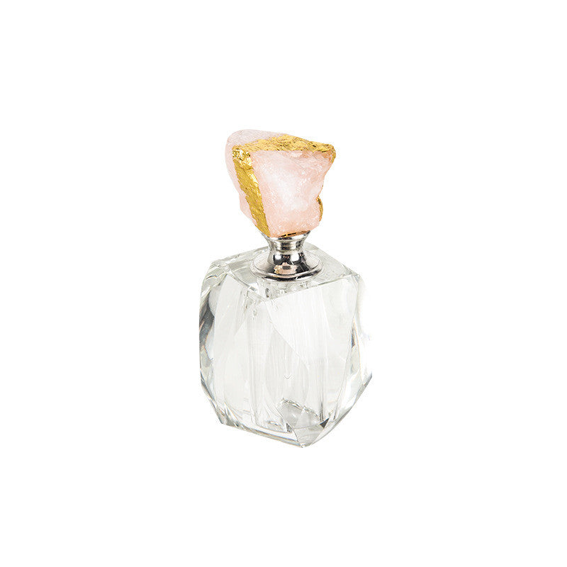 Fashion Electroplating Light Luxury Agate Perfume Bottle
