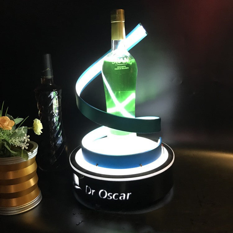 LED Rechargeable Luminous Wine Holder Red Wine Wine Wine Rack Bar