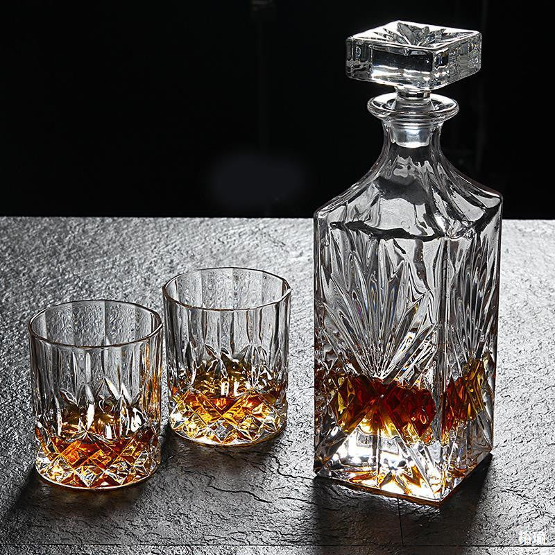 Crystal Glass Whiskey Glass Set