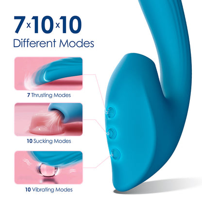 waterproof Vibrator with suction